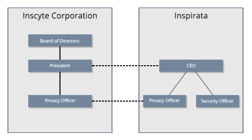 Organization Chart of Inscyte